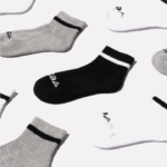 Kids Mid Crew Socks Vessi Australia Grey - Image 2