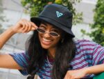 Vessi Australia Bucket Hat Purple On White - Image 2