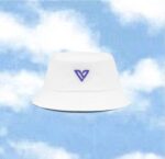 Vessi Australia Bucket Hat Purple On White