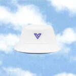 Vessi Australia Bucket Hat Purple On White